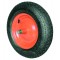 RUOTE X CARRIOLE PNEUM C/CUSC ASSE 150MM