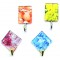 GANCI IN VETRO MURANO a rombo cm 4x4