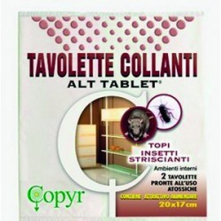 TAVOLETTE COLLANTI TOPICIDA cm 20x30