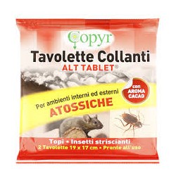 TAVOLETTE COLLANTI TOPICIDA CM 14X19