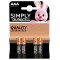 BATTERIE DURACELL SIMPLY Pz.5 AAA - ministilo - V 1,5