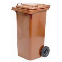 BIDONE QUADRO CON RUOTE Lt.240 MARR