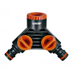 ATTACCHI X RUBINETTI FILETTATI 3/4’’ art. 8599 CLABER 2 vie - art 8599