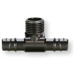 RACCORDI X TUBI DA MM 16 2 CON FILETTO 1/2’’ "T" art 91072
