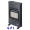 STUFA MURALE ECO 40 GPL ANTRAC grigio antracite