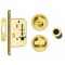 KIT X SCRIGNO BOCCHETTE TONDE CON NOTTOLINO ottone lucido