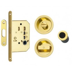 KIT X SCRIGNO BOCCHETTE TONDE CON NOTTOLINO ottone lucido
