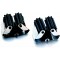 PORTASCOPA C/RULLI ACCIAIO INOX