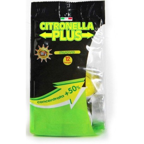 CITRONELLA PLUS IN CONF. Pz.12 TEALIGHT