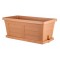 VASI A FIORIERA FINTO LEGNO COTTO CHIARO cm 60x30x26