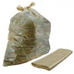 BUSTE X RIFIUTI COLORE AMBRA cf Pz.7 cm 90x120