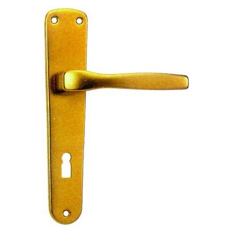MANIGLIE ALLUMINIO MOD. GABRY con placca mm 8x70
