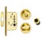 KIT X SCRIGNO BOCCHETTE TONDE CON NOTTOLINO ottone lucido
