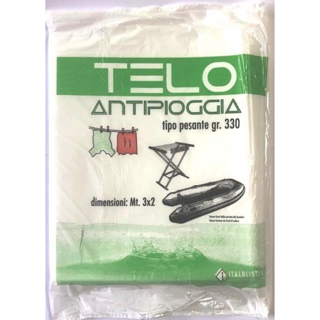 TELI ANTIPIOGGIA ITALBLISTER circa 300 gr mt. 3x2