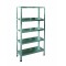 KIT SCAFFALI IN LAMIERA AD INCASTRO ZINCATI cm 100x40 H. cm 185