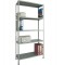KIT SCAFFALI IN LAMIERA ASTE INTERE cm 80x40x197