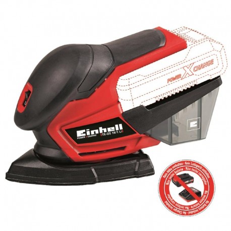 LEVIGATRICE ORBITALE EINHELL TEOS 18/1LI SOLO n. oscill. 24000/min.