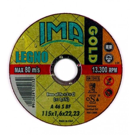 MOLE ABRASIVE X LEGNO mm 115x1.6