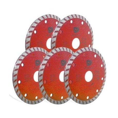 DISCHI DIAMANTATI IN BLISTER PZ 5 (X 2 CF. 1 PZ NELSEN OMAGGIO) mm 115