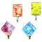 GANCI IN VETRO MURANO a rombo cm 4x4