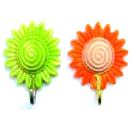 GANCI CERAMICA GIRASOLE COLORI ASSORTITI 1 posto