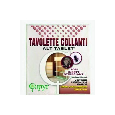 TAVOLETTE COLLANTI TOPICIDA cm 20x30