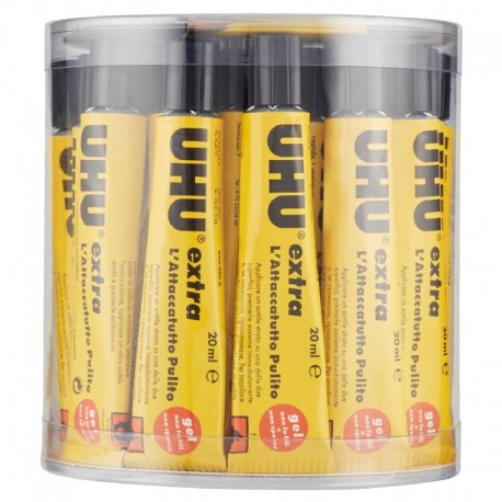 COLLA UNIVERSALE TRASPARENTE UHU EXTRA ml 20
