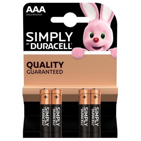 BATTERIE DURACELL SIMPLY Pz.5 AAA - ministilo - V 1,5
