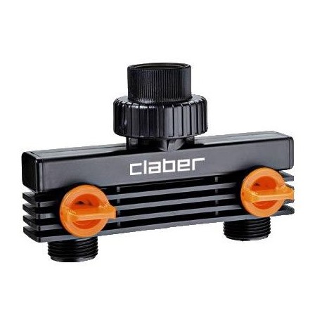 ATTACCHI X RUBINETTI FILETTATI 3/4’’ PIU VIE CLABER due vie - art 8589