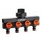 CLABER PRESA A  4 VIE 3/4 M 8581 BL