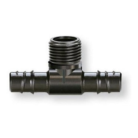 RACCORDI X TUBI DA  MM 16 2 CON FILETTO 1/2’’ "T" art 91072
