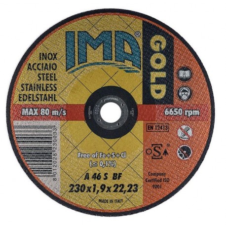 MOLE ABRASIVE X INOX GOLD 230X2,0
