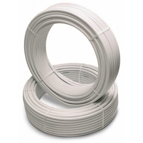 TUBO MULTISTRATO NUDO X ACQUA METRI 100
PE-RT+Al+PE-RT mt 100 mm 16