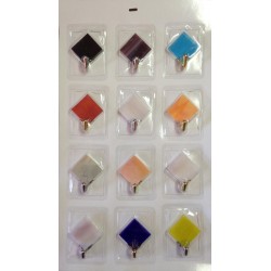 GANCI MOD. MURANO ROMBO IN CONFEZIONE cartella da pezzi 12
