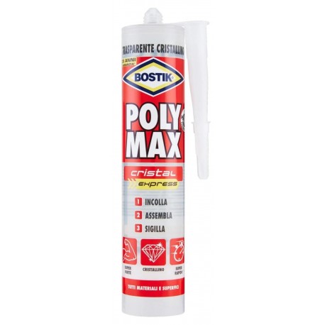 ADESIVO BOSTIK POLYMAX CRISTAL GR300