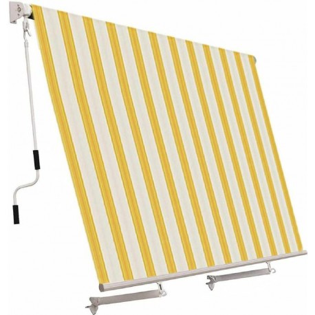 TENDA DA SOLE A CADUTA 3X2.5 giallo-bianca