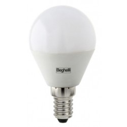 LAMPADE LED BEGHELLI SFERA E14 5W LF 6500K W5 - 450 lm