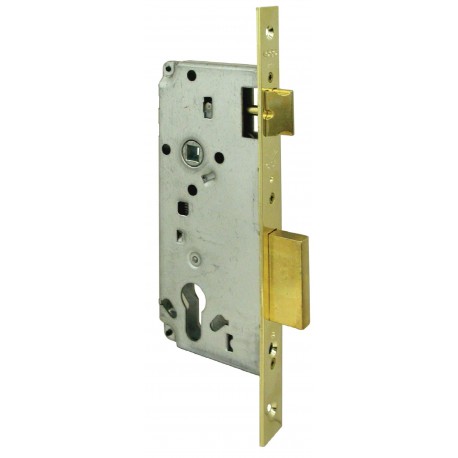 SERRATURA INFILO SENZA CILINDRO ottonato mm 35