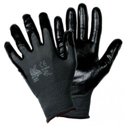 GUANTI NYLON E PVC NBR NERO N.10