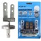 CERNIERE WC ACCIAIO INOX CROMATO ATTACCO AD ESPANSIONE con accessori