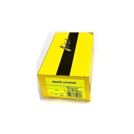 TASSELLI CON VITE IN SCATOLA mm 6 pz 100