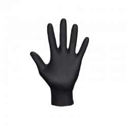 GUANTI MONOUSO NITRILE NERO pz.100