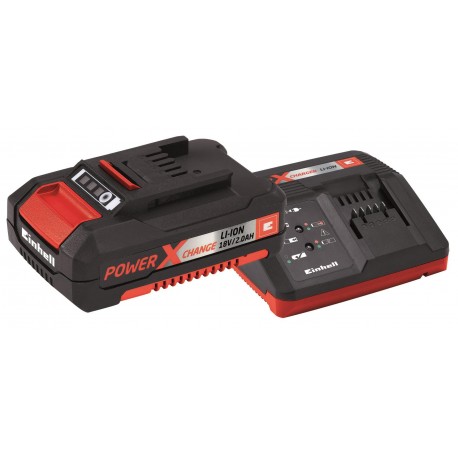 BATTERIA + CARICABATTERIE STARTER KIT 18V 2.5Ah LI EINHELL