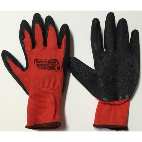 GUANTI LATTICE SPALMATI RED-BLACK