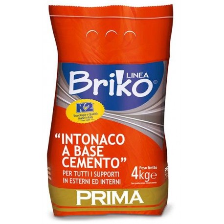 INTONACO BASE CEMENTO K2 BRIKO KG.4