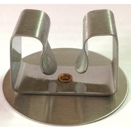 PORTASCOPA IN ACCIAIO INOX