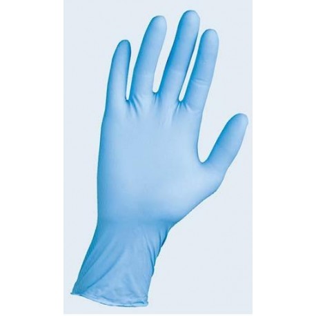 GUANTI MONOUSO NITRILE BLEU Pz.100