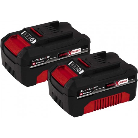 BATTERIA XCHANGE 18V TWIN PACK 2x 4.0Ah LI EINHELL
