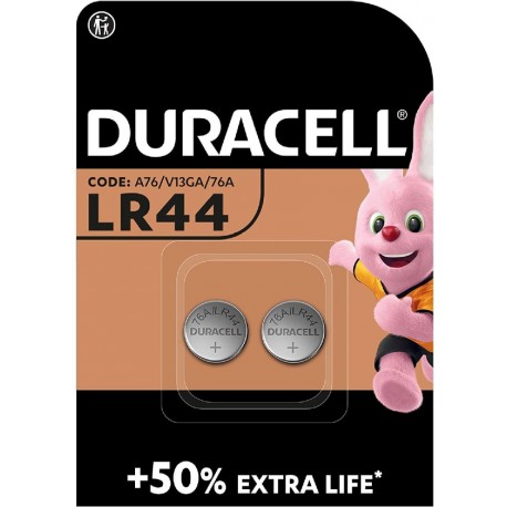 BATTERIE DURACELL A BOTTONE LR44