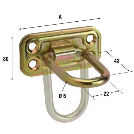 CAVALLOTTI A PARETE PIEGHEVOLE ART.866